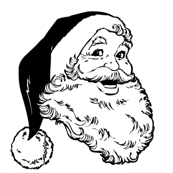 coloriage pere noel
